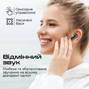 Навушники Promate Lush Black (6959144061177)