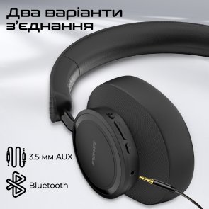 Гарнітура Promate Takt Black (6959144066271)