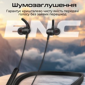 Гарнітура Promate Leap-200h Black (6959144067575)