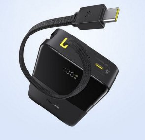 Батарея універсальна Baseus EnerFill FC51 Bipow2 Pro 20000mAh 22.5W PD/QC build-in cable Black (E0027701)