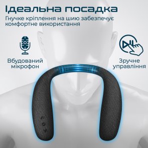 Портативна колонка Promate Hook Black (6959144061337)