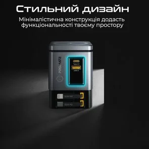 Фото: Бездротова зарядна станція Promate PowerSync-105 Black (6959144067926) № 9 | KTC