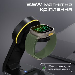 Бездротова зарядна станція Promate transfold