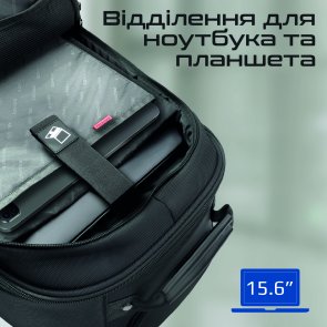 Рюкзак для ноутбука Promate Compact-TR Black (6959144062839)