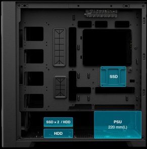 Корпус Gamdias Athena P3 Black with window (4711514501148)