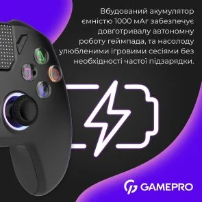 Фото: Геймпад GamePro GPS20B Wireless Black № 16 | KTC