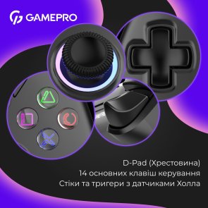 Геймпад GamePro GPS20B Wireless Black