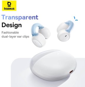 Гарнітура вкладиші Baseus AirGo 1 Ring TWS Bluetooth, White