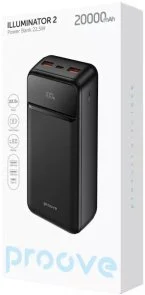 Фото: Батарея універсальна Proove Illuminator 2 20000mAh 22.5W Black (PBIP20212201) № 2 | KTC