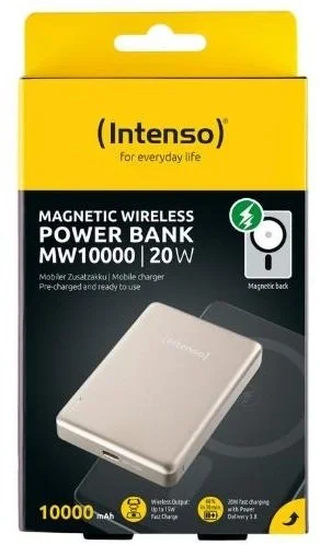 Фото: Батарея універсальна Intenso MW10000 10000mAh 20W/Qi 15W Champagne (7344031) № 3 | KTC