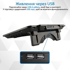 Підставка для ноутбука Promate Airbase-1 Black (6959144031989)