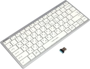 Клавіатура компактна A4tech Fstyler FBX51C White