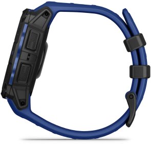 Смарт годинник Garmin Instinct 3 - 45 mm AMOLED Black with Bolt Blue/Black Band (010-02936-03)