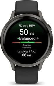 Фото: Смарт годинник Garmin Venu 4 - 41 mm Slate with Black Silicone Band (010-03013-02) № 4 | KTC