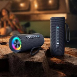 Колонка Baseus AeQur 30 Air gray Bluetooth 5.3 (15Вт) Black