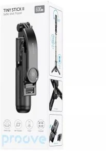 Фото: Селфі монопод Proove Tiny Stick II Selfie Stick Tripod 630mm Black (MPTS20010001) № 8 | KTC