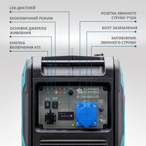 Генератор Könner & Söhnen KS 6000IE S ATS (KS6000IESATS)