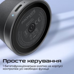 Портативна колонка Promate Punch 3W Black (6959144065557)