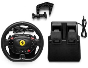 Кермо Thrustmaster T98-P Ferrari 296 GTB з педалями для PC/PS4/PS5