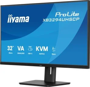 Фото: Монітор iiyama ProLite XB3294UHSCP-B1 Black - 31.5" VA / 3840×2160 / 60 Гц / Adaptive Sync / Pivot / HAS № 3 | KTC