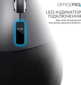 Фото: Миша OfficePro M398B Wireless Black № 8 | KTC
