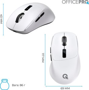 Миша OfficePro M398W Wireless White
