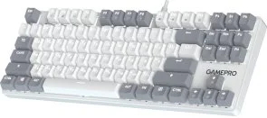 Фото: Клавіатура GamePro Genesis Metallic MK110W Red Switches White № 3 | KTC