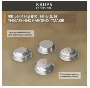 Ріжкова кавоварка KRUPS Precision Plus (XP804T10)