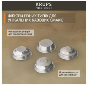 Фото: Ріжкова кавоварка KRUPS Precision Plus (XP804T10) № 10 | KTC