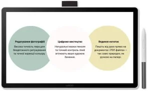 Фото: Графічний монітор Wacom One 14 (DTC141W0) № 5 | KTC