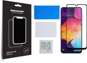Фото: Захисне скло BeCover for ZTE Blade A53 - Black (709760) № 2 | KTC