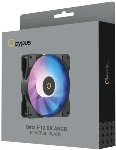 Фото: Кулер Ocypus Beta F12 ARGB Reverse Blade Black (BETA-F12-BK1AM01X-GL) № 6 | KTC