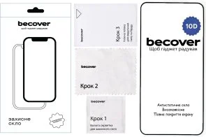 Фото: Захисне скло BeCover 10D for Nothing Phone 3a / 3a Pro Black (713577) № 2 | KTC