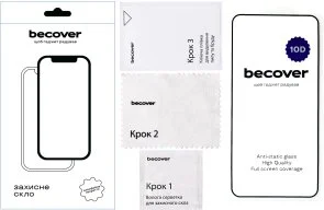 Фото: Захисне скло BeCover 10D for HMD Pulse Plus Black (713172) № 2 | KTC