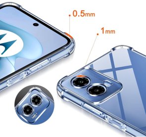 Чохол-накладка Anti-Shock BeCover для Motorola Moto G35 Clear (712779)