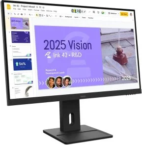 Фото: Монітор Lenovo ThinkVision E27Q-40 (64BDGAT4EU) - 27" IPS / 2560×1440 / 100 Гц / Pivot / HAS № 2 | KTC