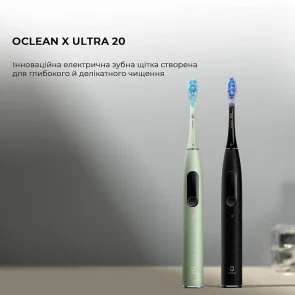 Фото: Електрична зубна щітка Oclean X Ultra 20 Electric Toothbrush Black (6970810557121) № 2 | KTC
