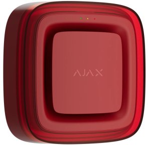 Бездротовий адресний пожежний оповіщувач світлозвуковий Ajax EN54 FireProtect (Sounder/VAD) Jeweller Red