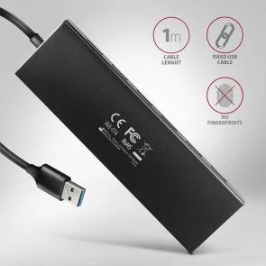 Фото: USB-хаб Axagon HUE-F7A Black № 6 | KTC