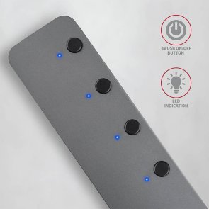 USB-хаб Axagon HUE-MSA Silver