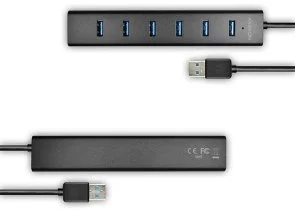 Фото: USB-хаб Axagon HUE-SA7BP Black № 5 | KTC