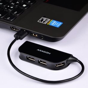 USB-хаб Axagon HUE-X4B Black