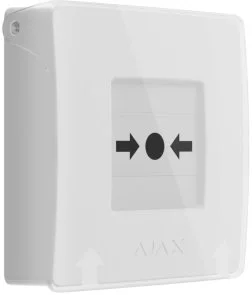 Фото: Тривожна кнопка Ajax ManualCallPoint Jeweller White (44796) № 2 | KTC