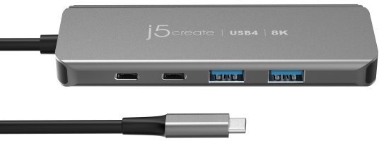 USB-хаб J5create 5in1 JCH453-N Space Grey