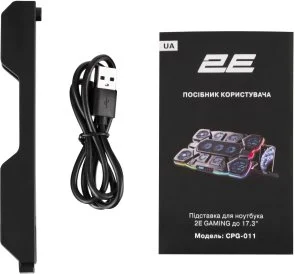 Фото: Підставка для ноутбука 2E Gaming Laptop Cooling Pad CPG-011 (2E-CPG-011) № 7 | KTC