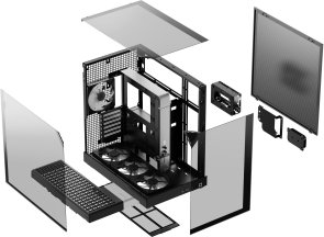 Корпус APNX V2 Black with window (APCM-VI02143.11)