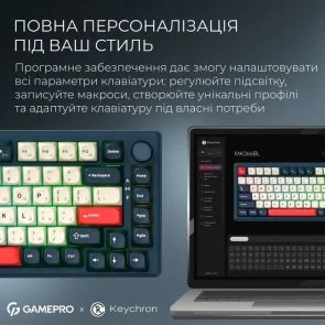 Фото: Клавіатура GamePro Asgard Yord MK266BL WL/BT/USB Blue № 12 | KTC