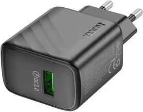 Фото: Зарядний пристрій Hoco CS21A Rich QC3.0 18W Black (6942007609883) № 2 | KTC