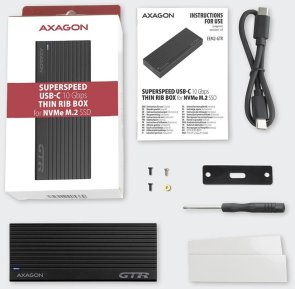 Кишеня зовнішня Axagon EEM2-GTR Black