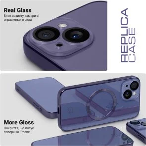 Фото: Чохол ArmorStandart for Apple iPhone 14 - Replica MagSafe Dark Purple (ARM76198) № 3 | KTC